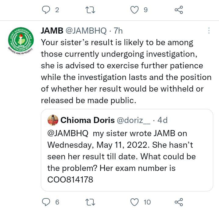 JAMB 2022: Withheld UTME Results Pending Review